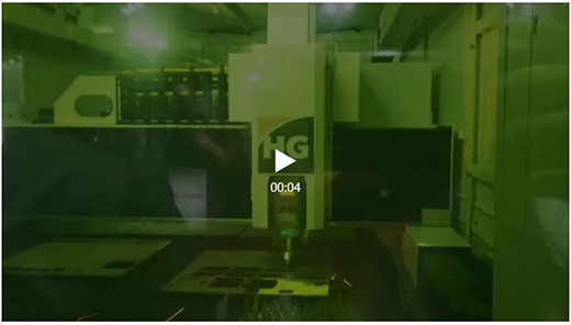 上海滬工超高功率激光切割機(jī)埃森展現(xiàn)場切割視頻